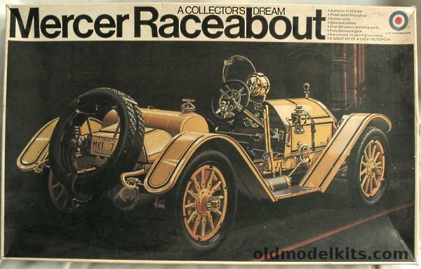 Entex 1/16 1913 Mercer Raceabout Type 35 - (ex Bandai), 8452 plastic model kit